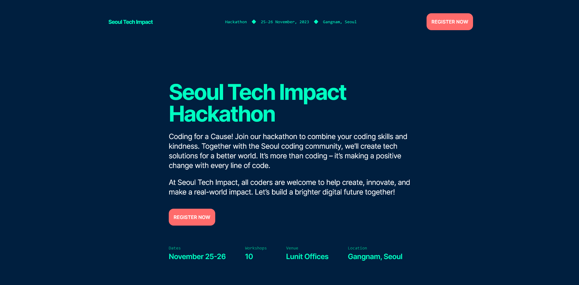 Seoul Tech Impact Hackathon 2024 Seoul Tech Impact Hackathon 2024